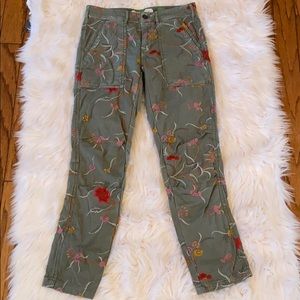 Embroidered pants